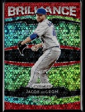 2020 Panini Prizm Brilliance Red Circle Donut Jacob deGrom 120/149 New York Mets