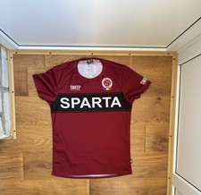 Camiseta de fútbol de fútbol americano AC Sparta Praha camiseta de ciclismo de barrido talla M