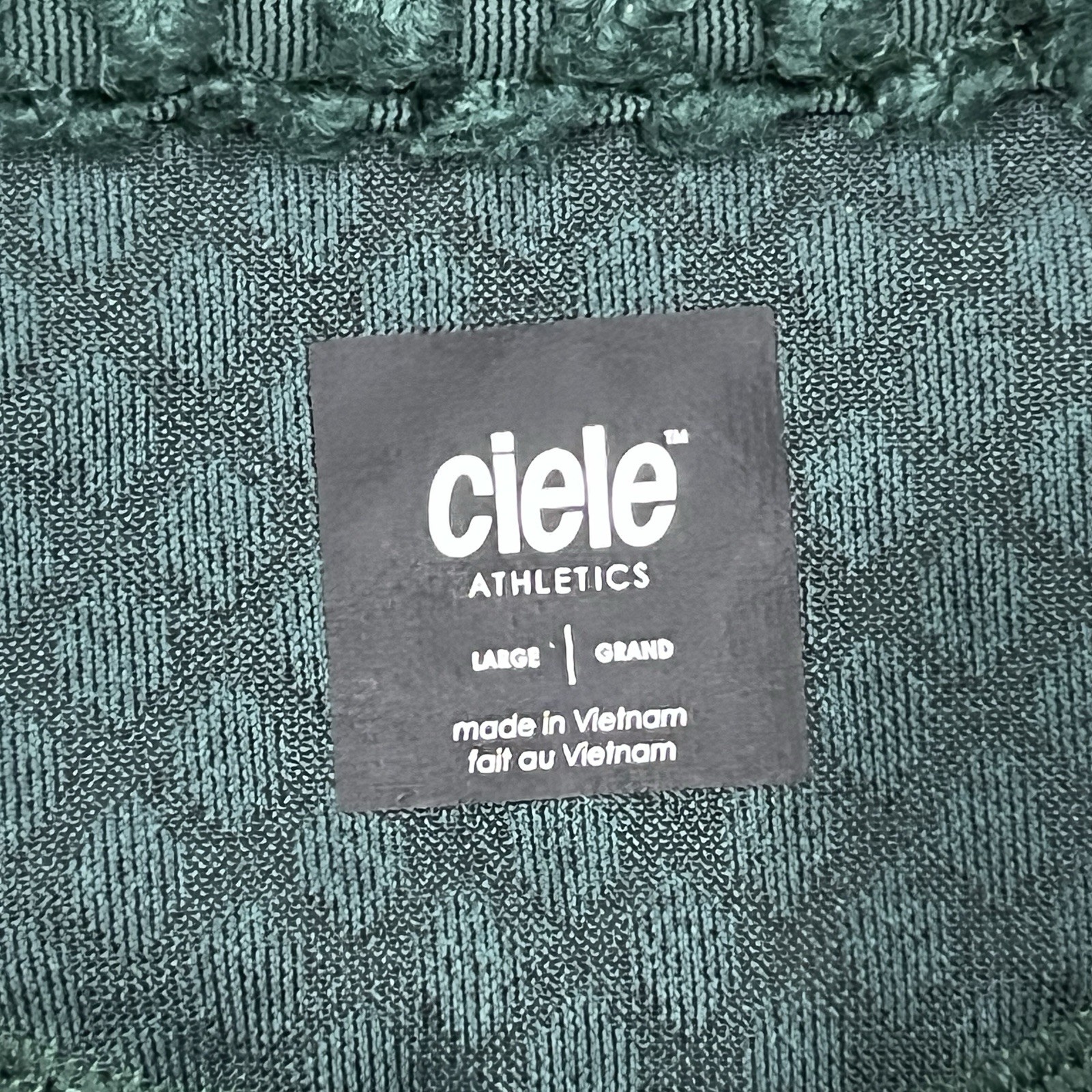 Ciele Athletics VLVHalfzip Running Janium Green Men’s Size Large