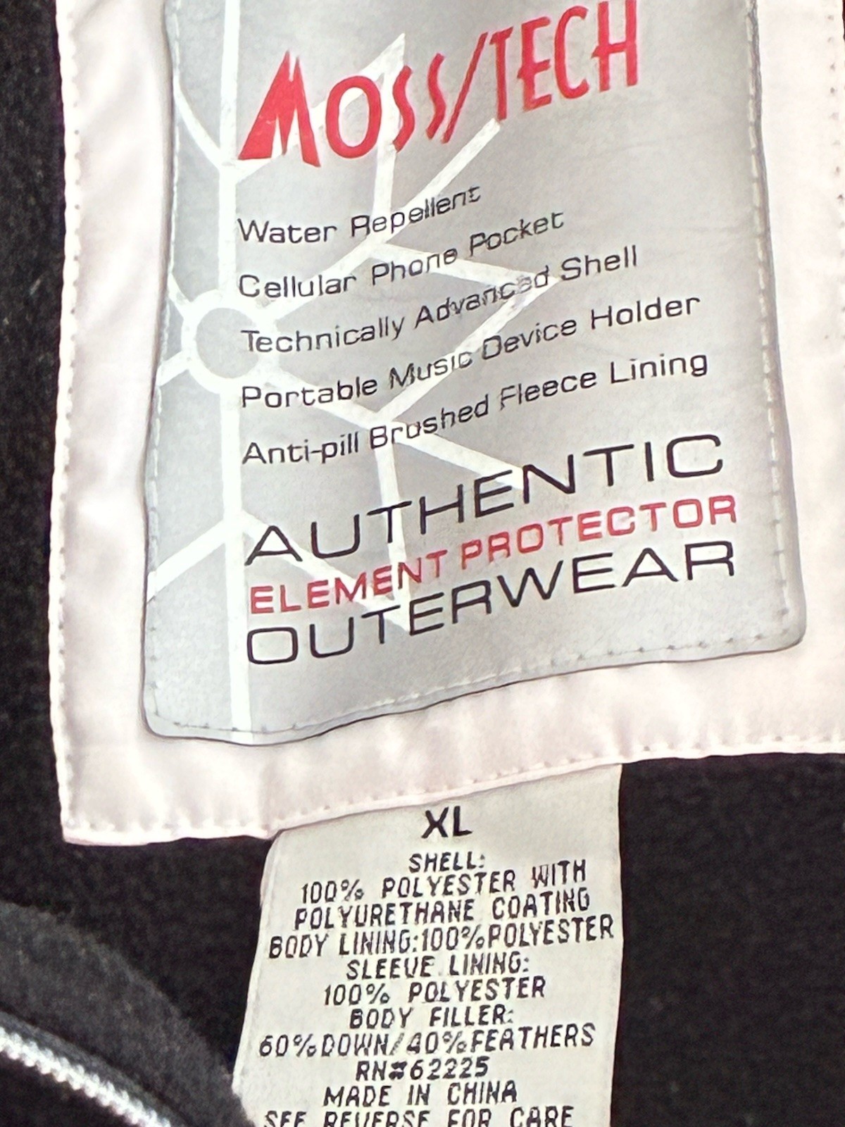 Moss/Tech Authentic Element Protector Outerwear J… - image 2