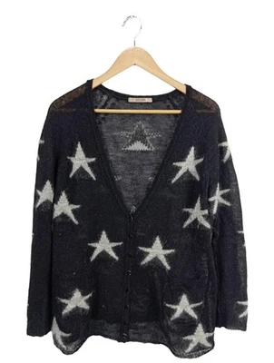 BLOOM Cardigan Dames Veste T EU 34 noir-blanc style décontracté - Photo 1/4