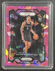 VICTOR WEMBANYAMA 2023-24 PANINI PRIZM #136 ROOKIE PINK ICE RC SPURS