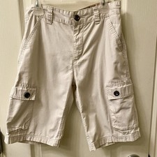 Levi  s Cargo Shorts Boys Size 12 Regular Cream Color