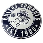 Vintage Dallas Cowboys Porcelain Sign - Texas Football NFL Gas Pump Sign