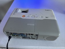 Epson Powerlite 96W H384A Projector 3LCD WXGA lamp hours 74 Hrs SEE NOTES