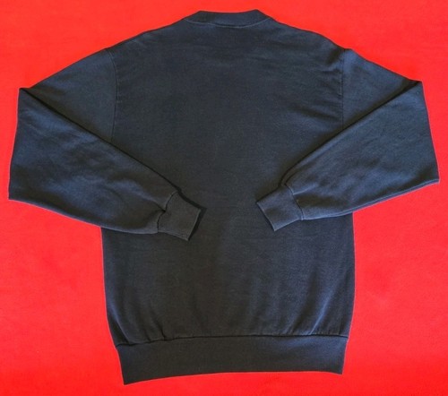Vintage Gopher Sport Cat Pumpkin Fall Halloween Navy Sweatshirt Womens Sz Medium - Picture 11 of 17