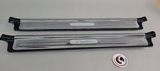 1999-2005 Nb Mazda Miata Door Sill Plastic Black Aluminum Silver Pair Lh Rh