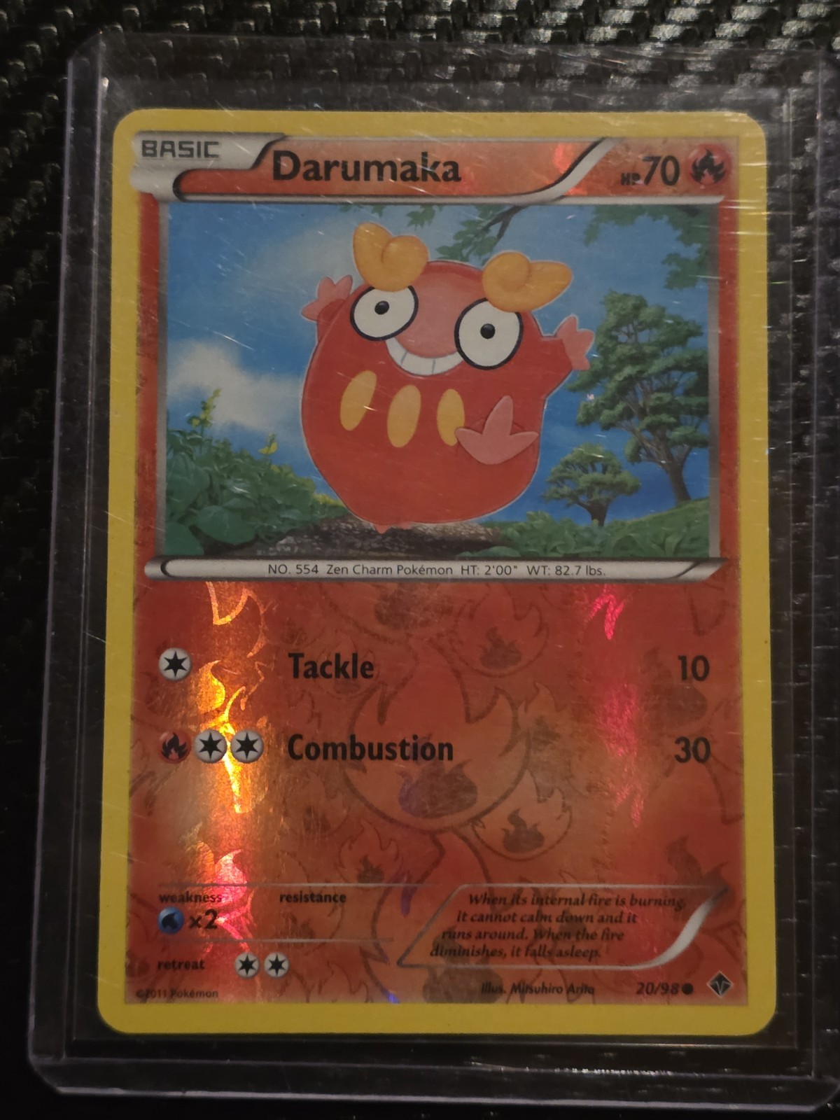 Darumaka 20/98 Common Emerging Powers Pokemon Reverse Holo Lightly Played