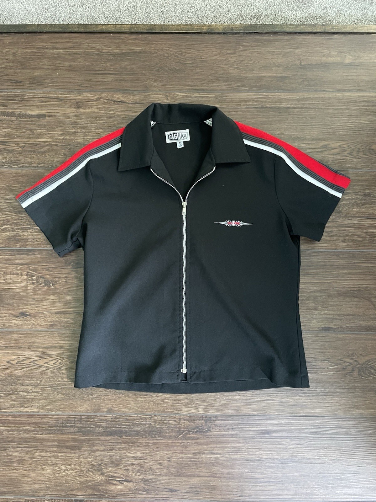 Tag Rag Vintage 1990’s  Women’s Zip Up Polo Shirt Size M