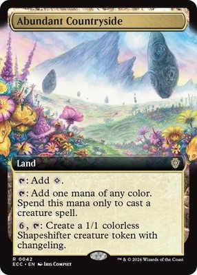 Abundant Countryside (Extended Art) Commander: Lorwyn Eclipsed Regular