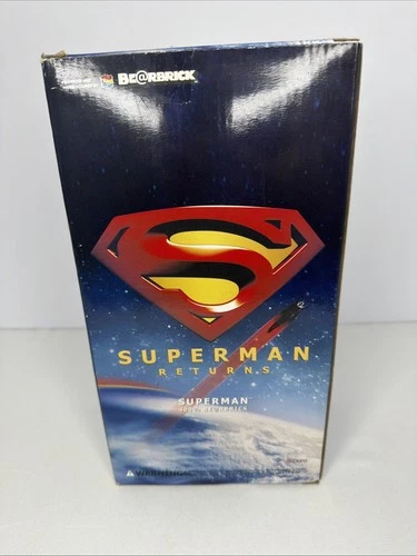 Medicom Toy Bearbrick 100% SUPERMAN RETURNS Be@rbrick Superman HK Exclusive MIP