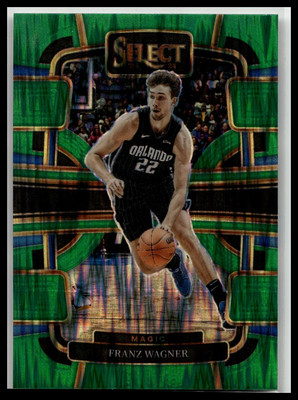 2023-24 Panini Select #17 Franz Wagner Green Shock Prizms