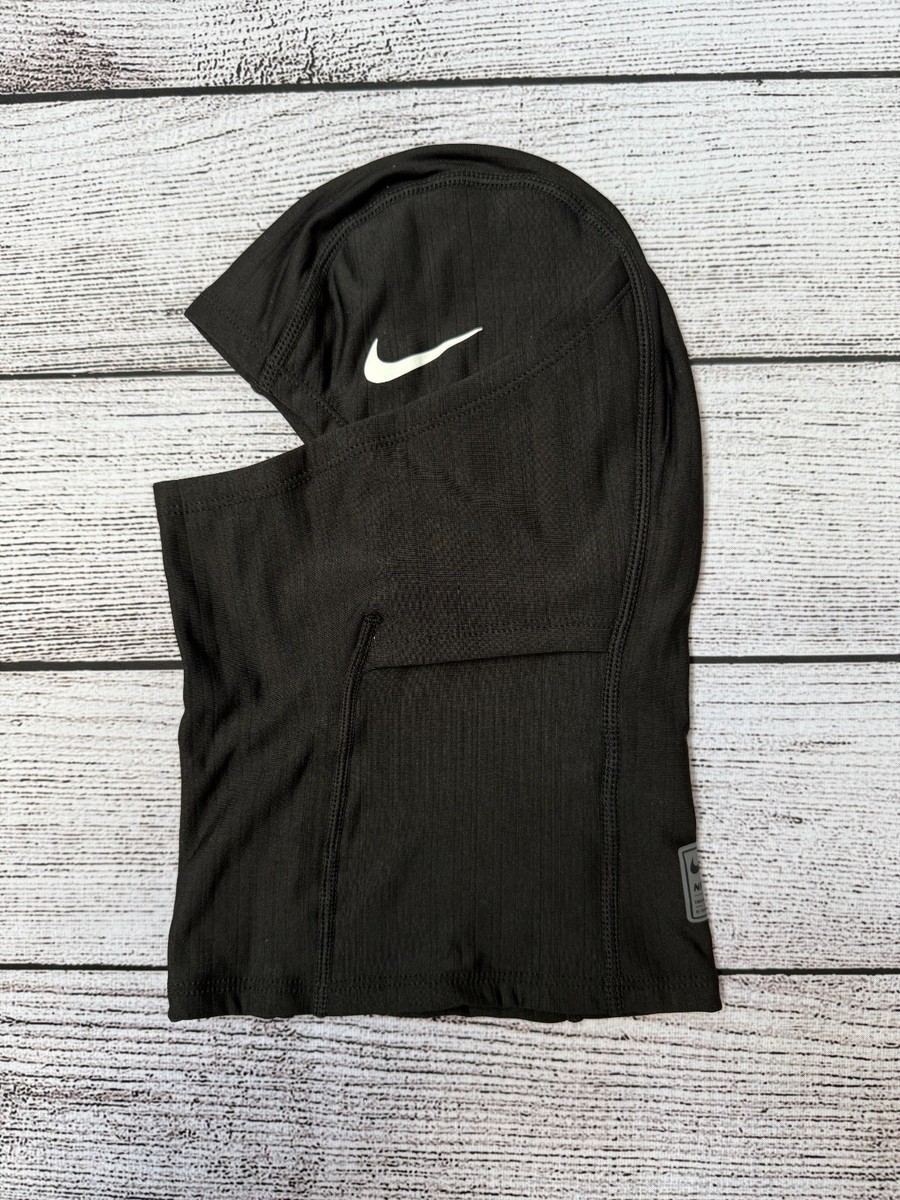 NEW Nike Pro Therma-Fit Hyperwarm Hood Ski Mask Black FREE