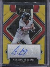 2022 Panini Select #S-GP Geraldo Perdomo Gold Prizm Auto #/10