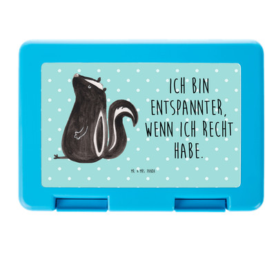 Bentobox Stinktier Sitzen - Geschenk Skunk Bento Box Lunchbox Recht Vorratsd..