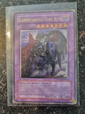Yugioh Karte Elementarheld Dark Neos Ultimate Rare 1. Auflage POTD-DE033