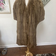 Vintage Brown Mink Fur Stole/ Cape