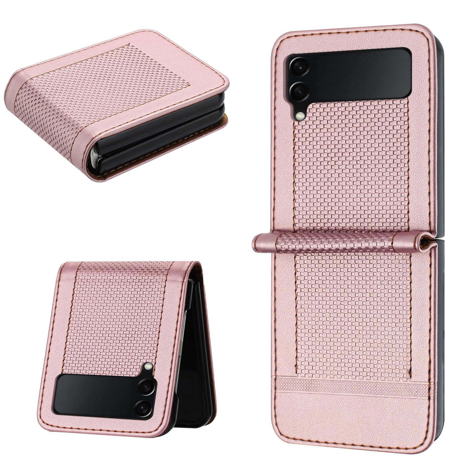 Etui Samsung Z Flip 4 antichoc transparent avec anneau de maintien intégré