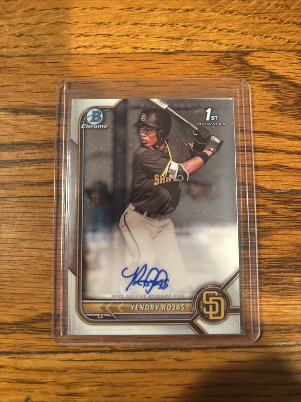2022 Bowman Chrome - Prospect Autographs Yendry Rojas #CPA-YR (AU, RC)