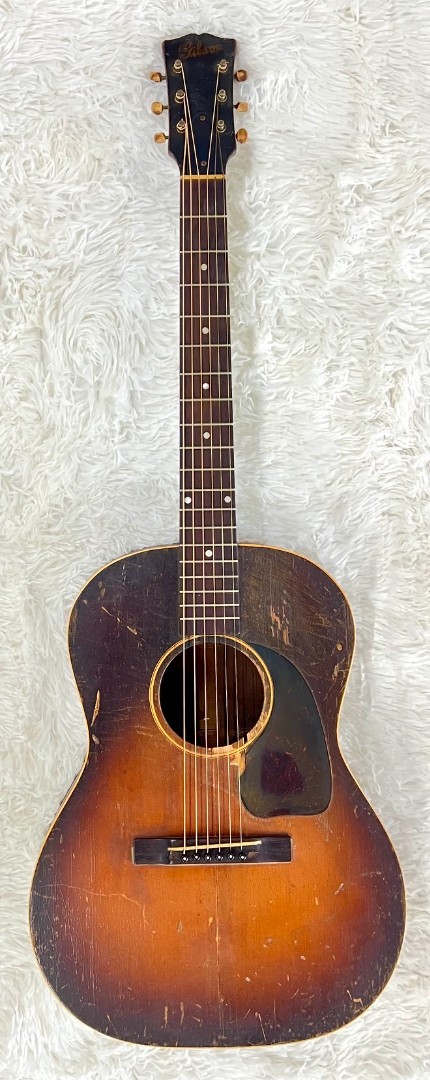 Vintage Gibson LG-2 Acoustic Guitar c. 1946-1947 Sunburst Restoration Project AS