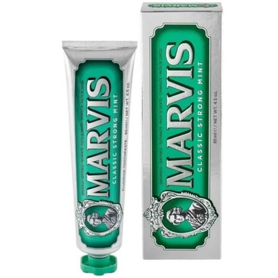 Marvis Classic Strong Mint Toothpaste Premium Italian Toothpaste mint 85 ml