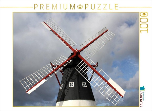 Calvendo Puzzle The Windmill On The Island Of Mandø | 1000 Pieces, Finished Size-image