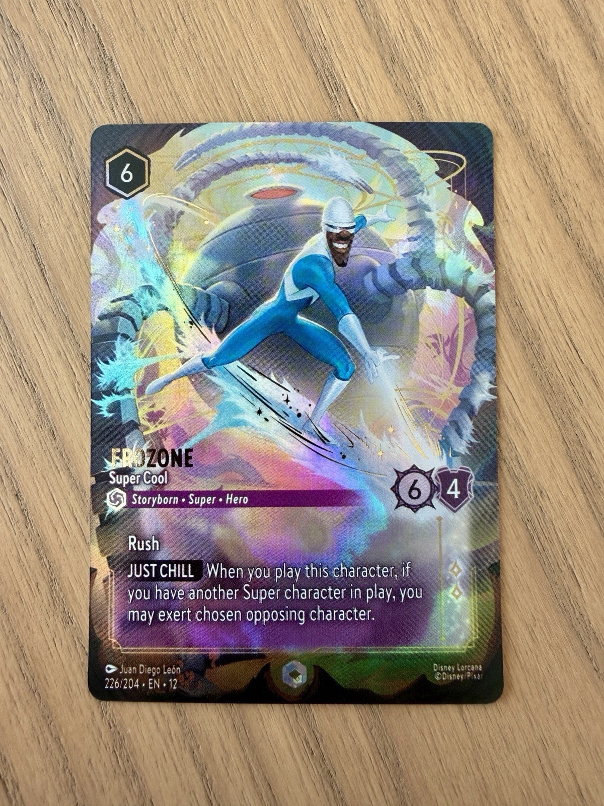 Frozone - Super Cool (Enchanted) 226/204 Wilds Unknown Holo