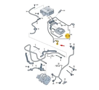 SKODA SUPERB MK4 Flat Contact Housing 1Pin 4G0906234D NEW GENUINE