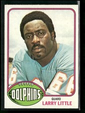 Larry Little 1976 Topps #33 Miami Dolphins