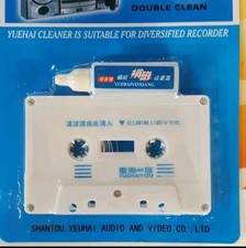 Reinigungskassette Kassettenrecorder weiss Reinigen Neu