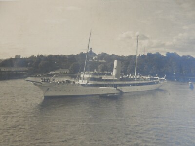 ART DECO REICHE LISTE PRIVATYACHT WEISSER FÄHNRICH AUF STOCKHOLM 1933 WELCHE YACHT ?