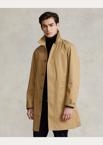 polo twill walking coat