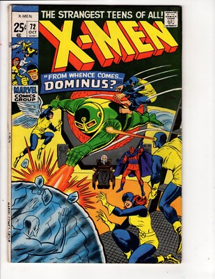 X-Men #72 (1971 MARVEL COMICS) THIS BOOK HAS MINOR RESTORATION SEE DESCRIPTION