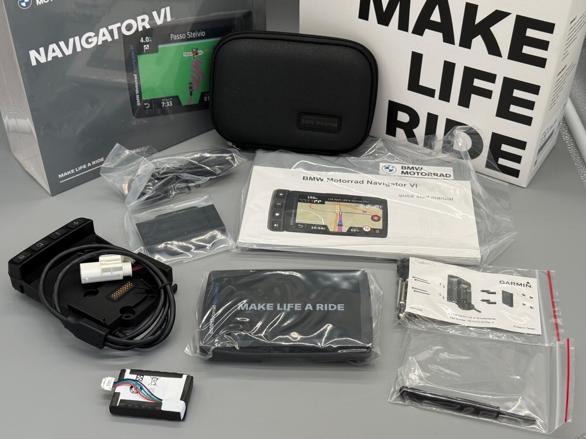 NEU Original BMW Satz Navigation MOTORRAD VI NAVIGATOR GPS Navi