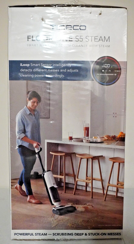 Tineco FLOOR ONE S5 Aspiradora en seco húmedo con cable de vapor todo en uno, limpieza de pisos de madera dura - Imagen 1 de 3