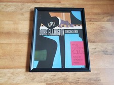 DUKE ELLINGTON ORCHESTRA LiVE! the COTTON CLUB original art deco ad HARLEM JAZZ