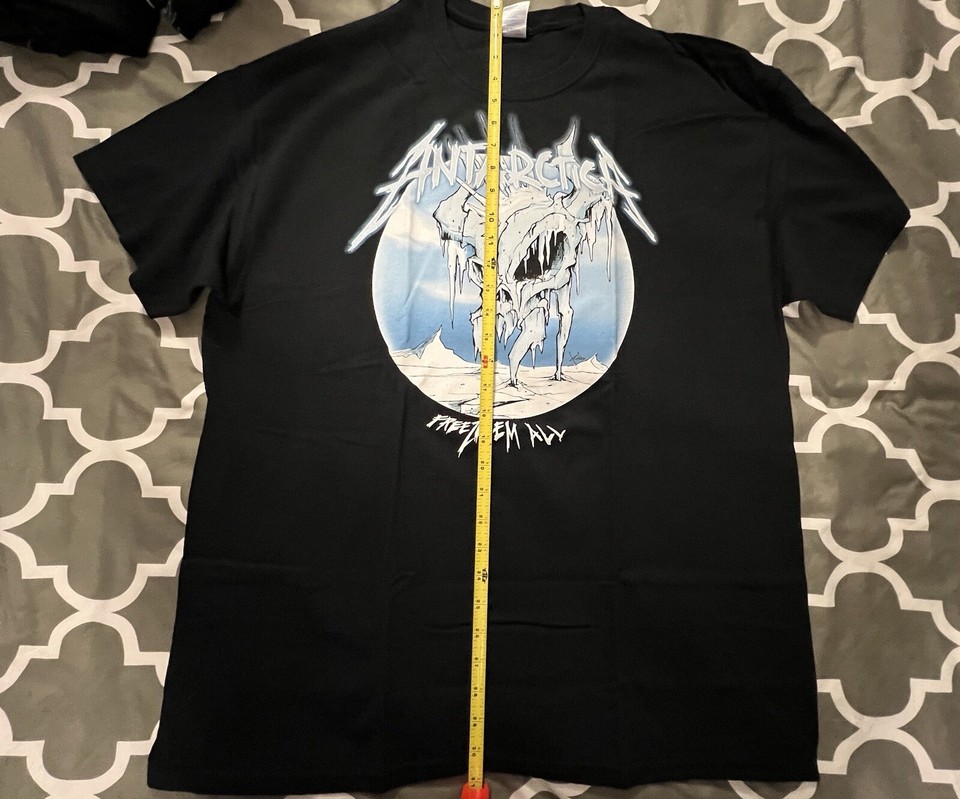 Rare 2013 Metallica Band Ice Skull Freeze Em All Concert T Shirt XL eBay