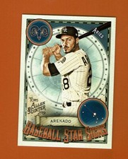 2019 Topps Allen & Ginter Baseball Star Signs BSS-33 Nolan Arenado