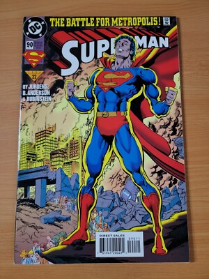Superman #90 Direct Market Edition ~ NEAR MINT NM ~ 1994 DC Comics