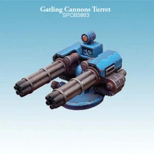 Gatling Cannon Turret - Spellcrow Conversion Bits