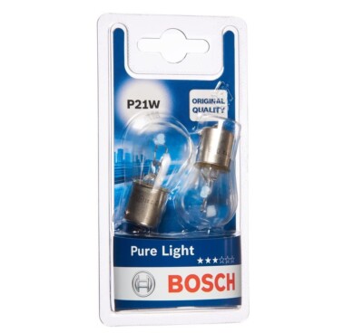 BOSCH P21W 21W Pure Light 1987301017 Doppelblister Glühlampen Autolampen WOW!!!