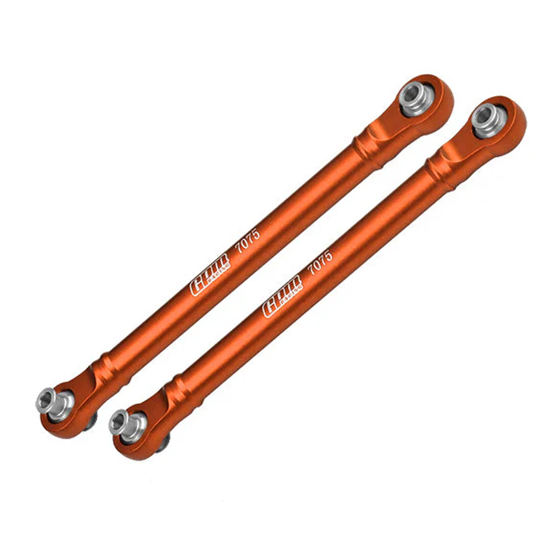 NEW GPM Aluminum 7075 Alloy Front Steering Toe Links Orange for 1