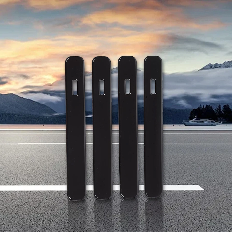 4PCS Gloss Black Side Door Handle Cover For Land Rover Range Rover Velar 17-25KN - Imagem 2 de 4