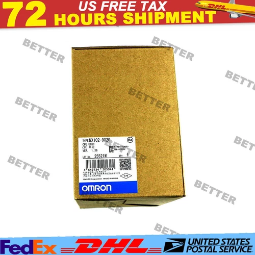 One OMRON NX102-9020 CPU Unit New In Box Fast Shipping