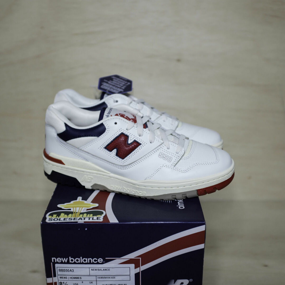 New Balance 550 Aime Leon Dore White Navy Red | BB550A3 | eBay New Balance 550 Aime Leon Dore White Navy Red | BB550A3 | eBay