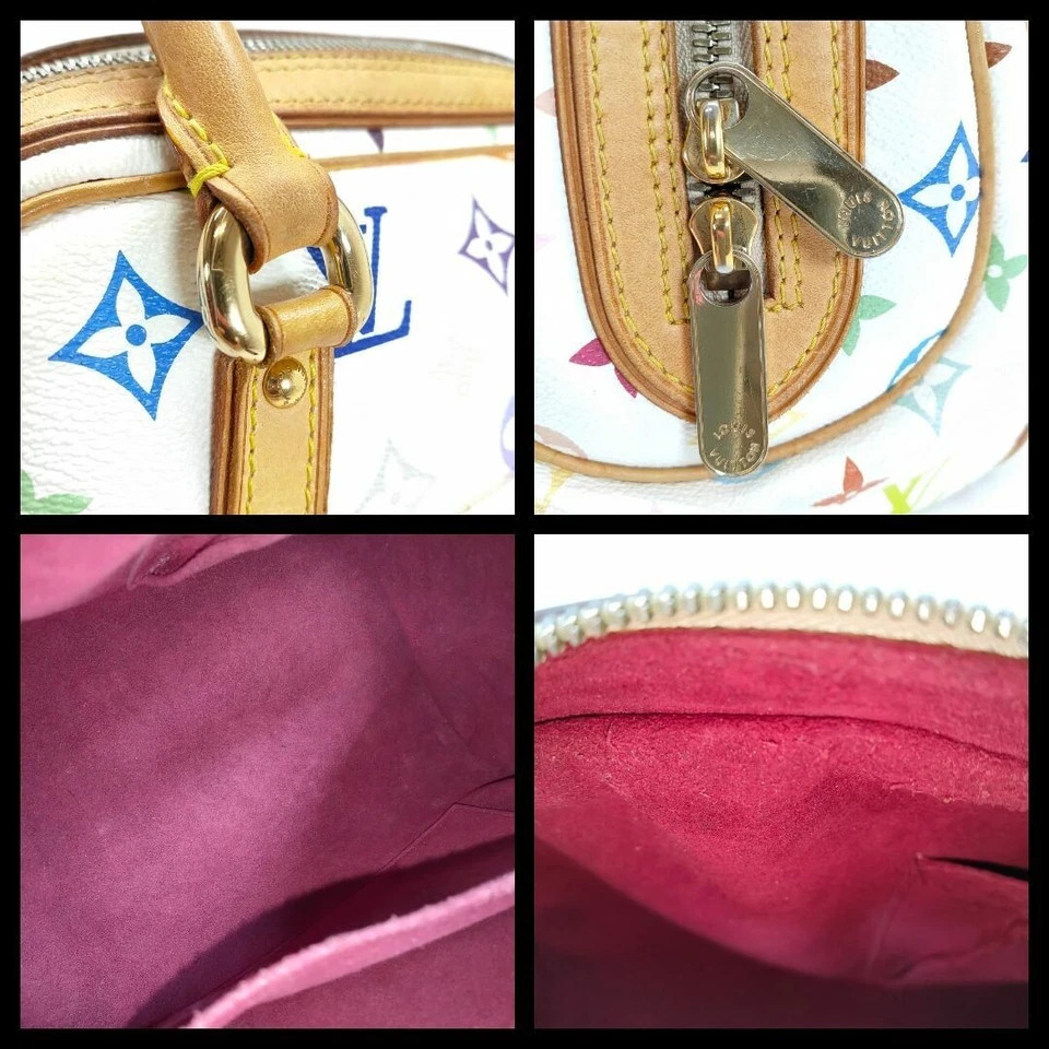 Louis Vuitton Bolso Takashi Murakami Priscilla Multicolor Blanco Foto 4 de 4