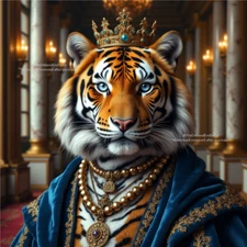 Digital AI Image Art Picture Desktop Wallpaper Background Photo Tiger AA25002