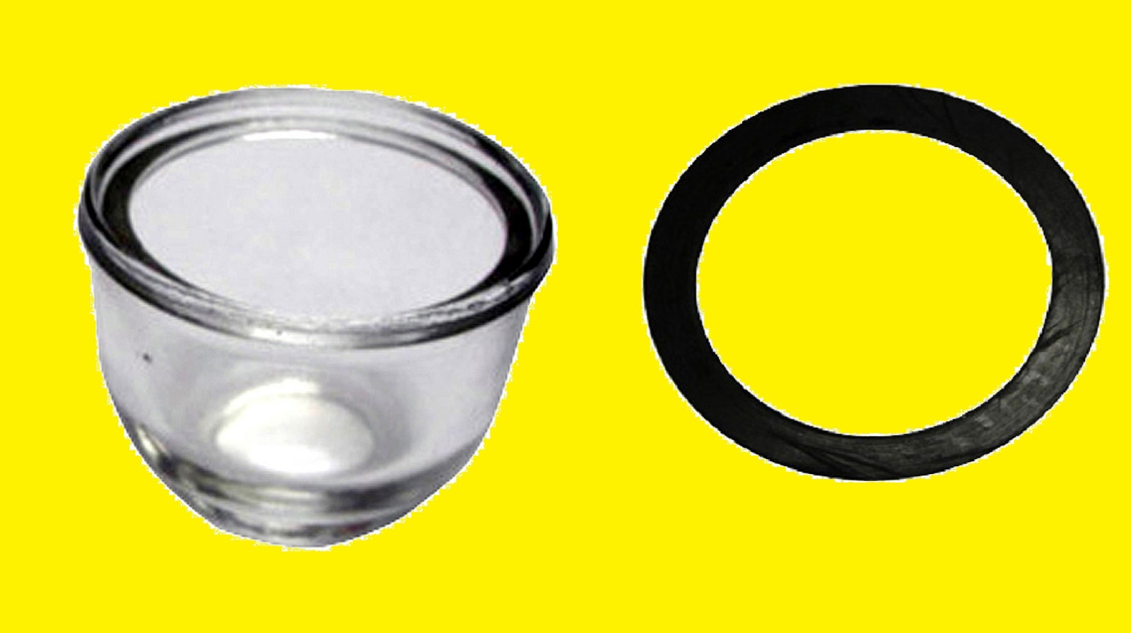 NAA9160A 9N9162 Ford Gas Fuel Sediment Glass Bowl & Gasket 2N 8N 9N NAA