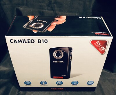 TOSHIBA Camileo B10 HD WEBCAM Pocket Camcorder 1080p w/Software