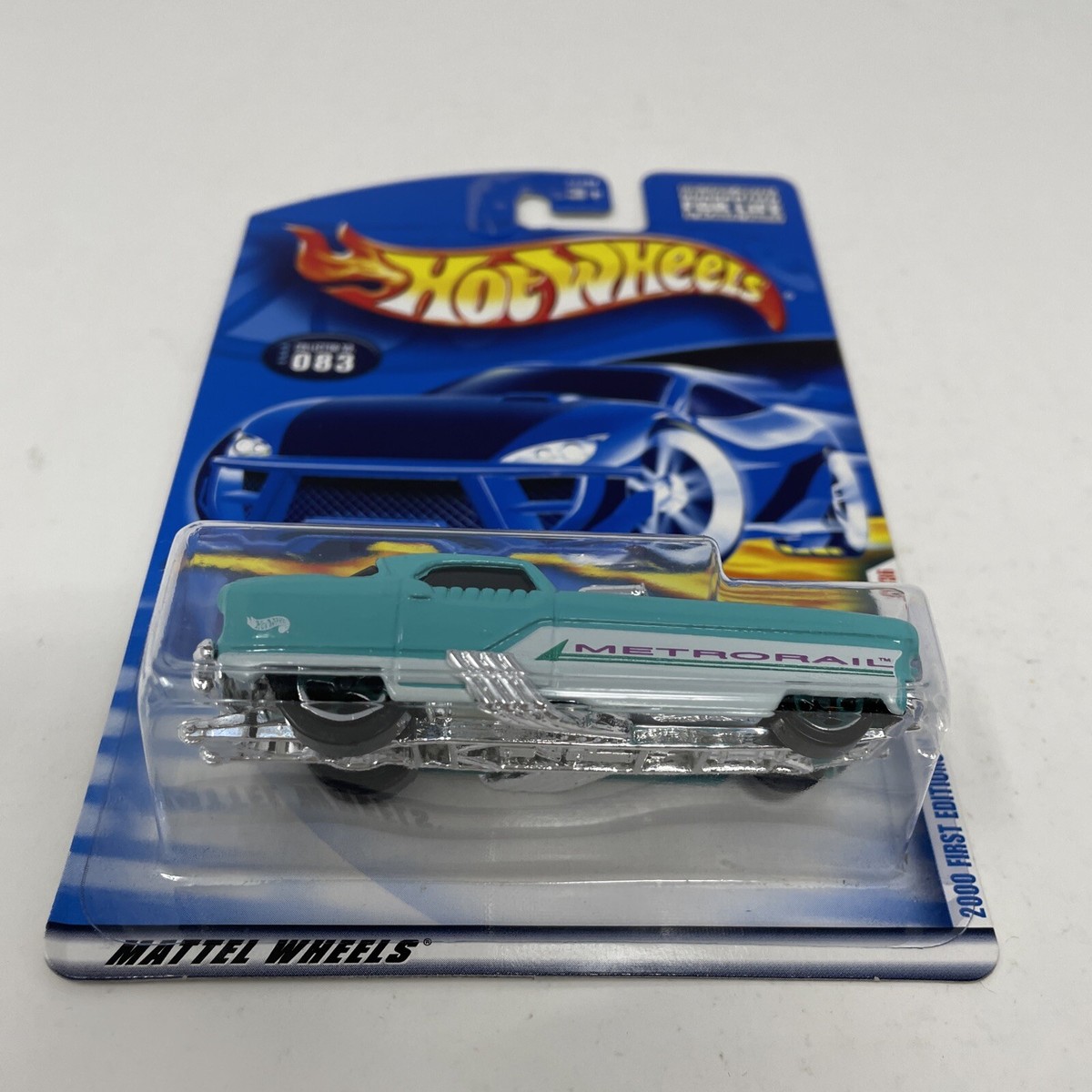 Hot Wheels Metrorail 2000 First Editions - Modellino 1:64, Nuovo